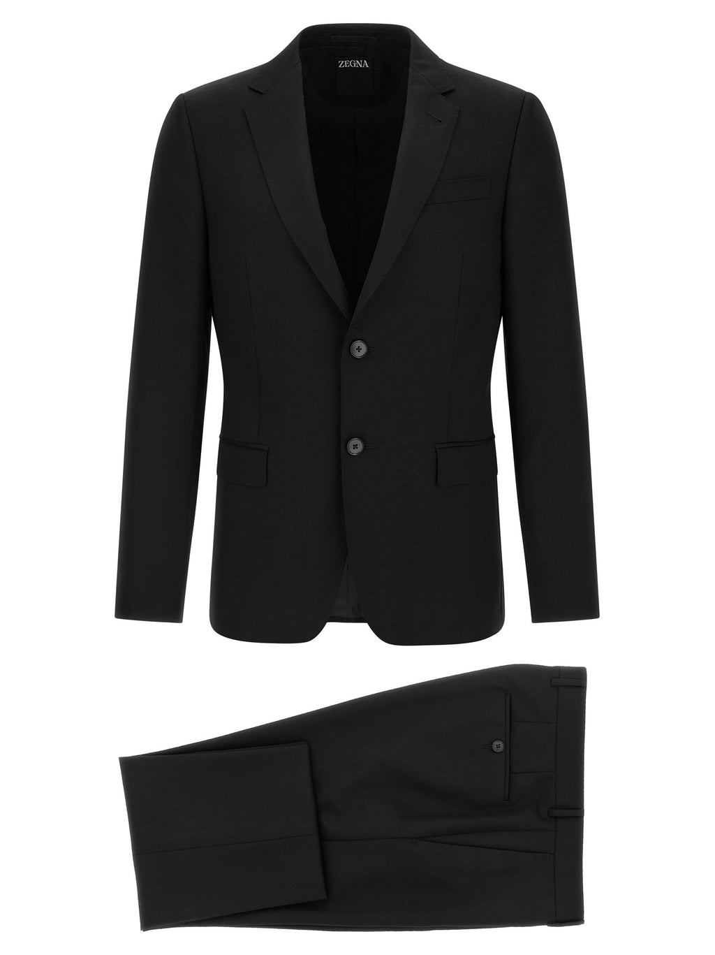 ZEGNA Black Wool Blazer ZEGNA