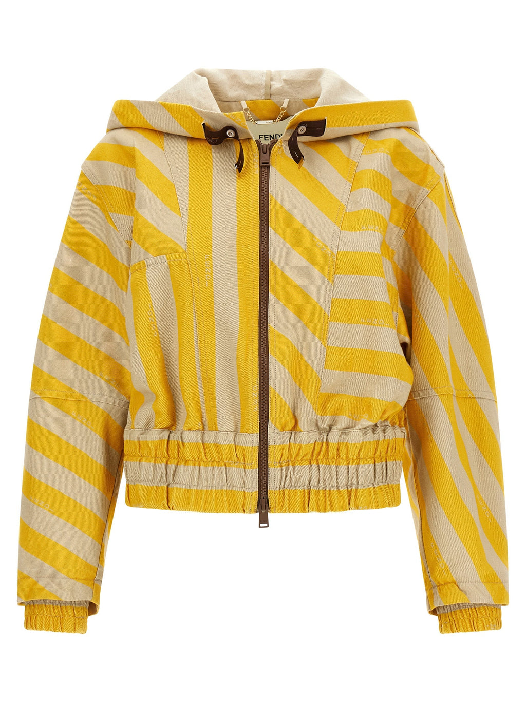 Fendi Bicolor Cotton Jacket Fendi