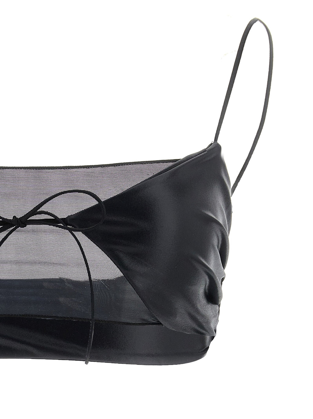 ALLIS Black Polyester Bikini ALLIS