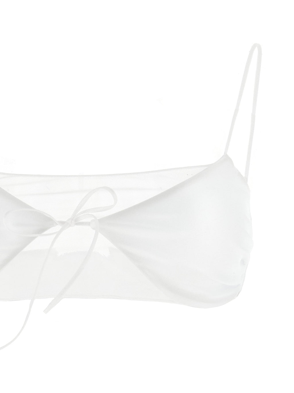 ALLIS White Polyester Bikini ALLIS