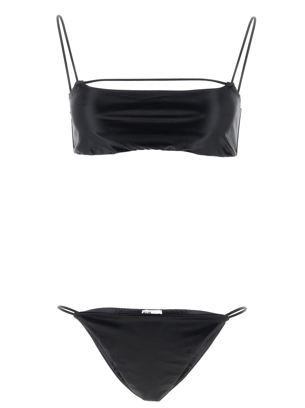 ALLIS Black Polyester Bikini ALLIS