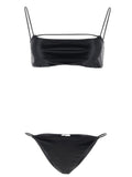 ALLIS Black Polyester Bikini ALLIS