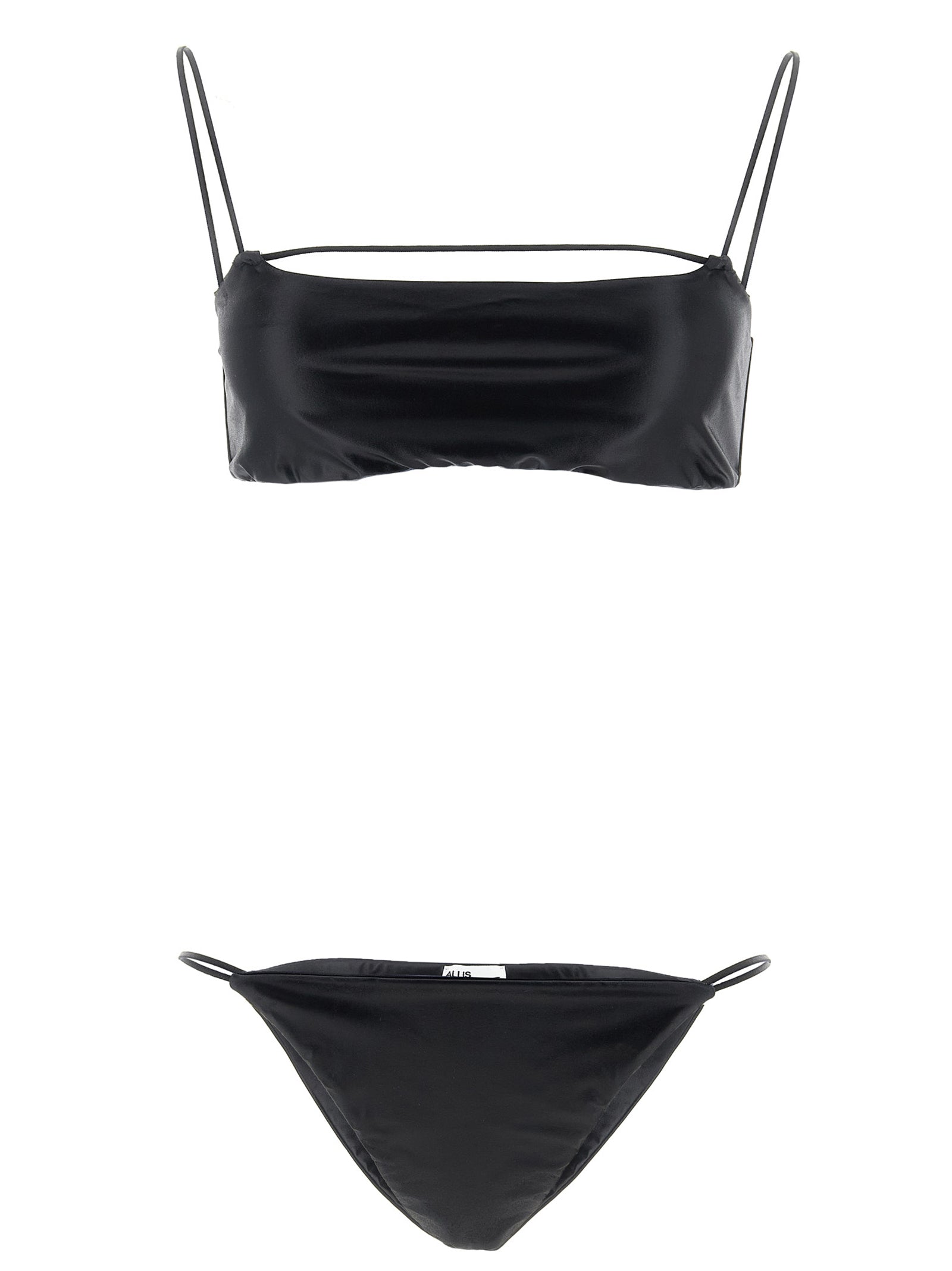 ALLIS Black Polyester Bikini ALLIS
