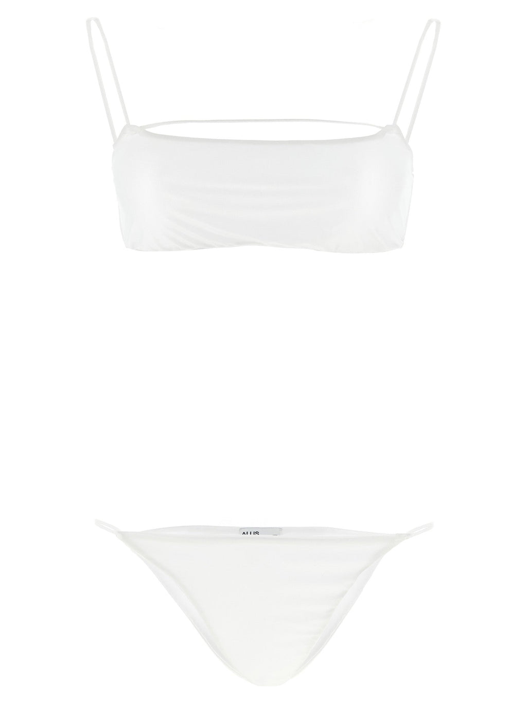 ALLIS White Polyester Bikini ALLIS