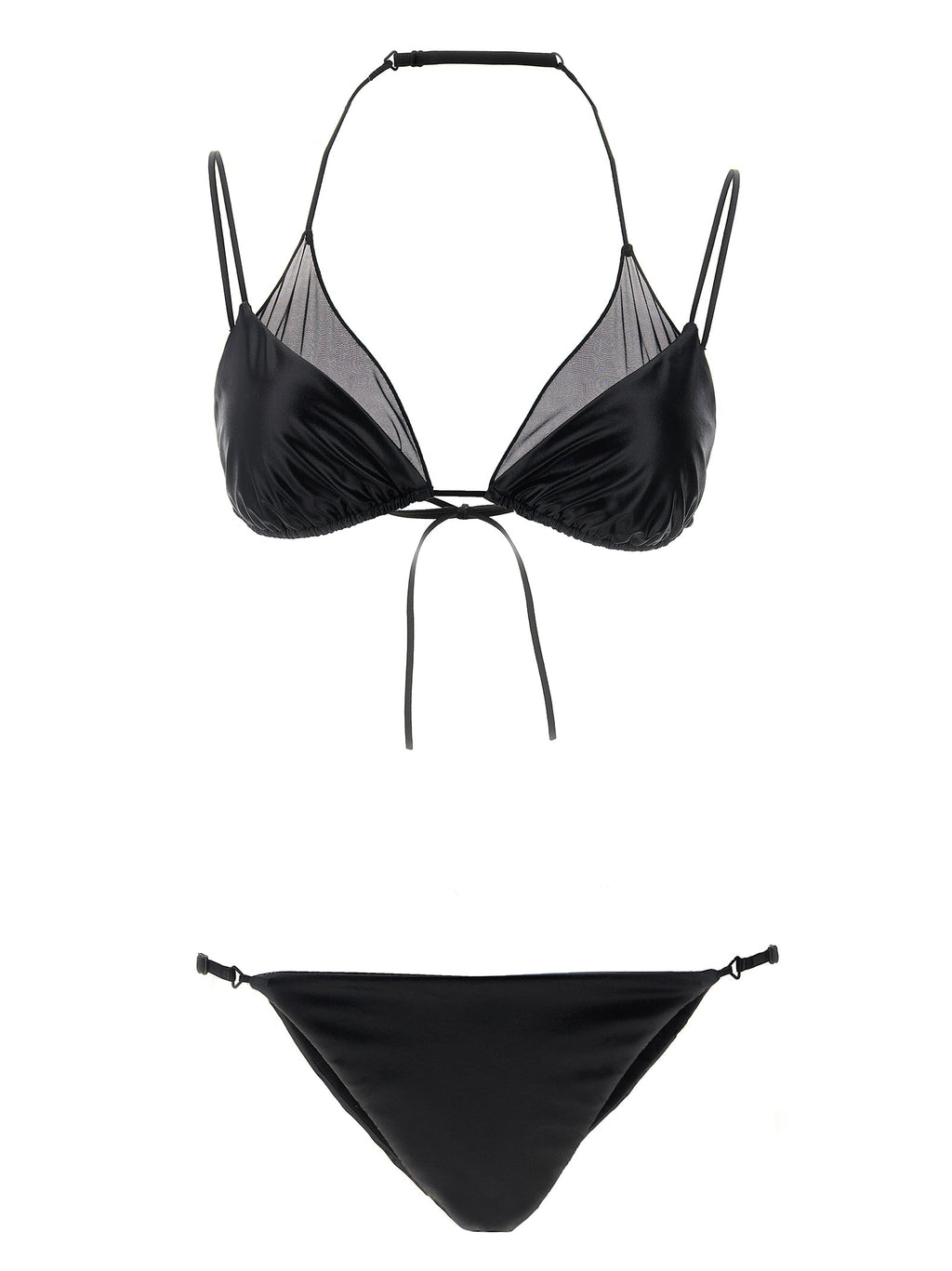 ALLIS Black Polyester Bikini ALLIS