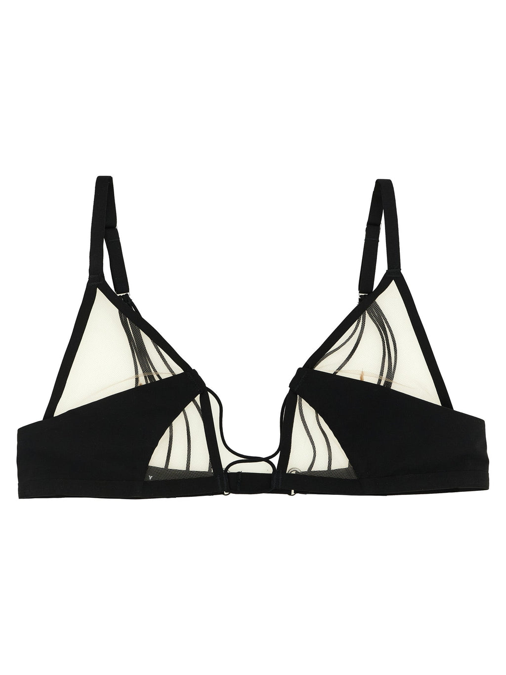 Rick Owens Black Nylon Bra Rick Owens