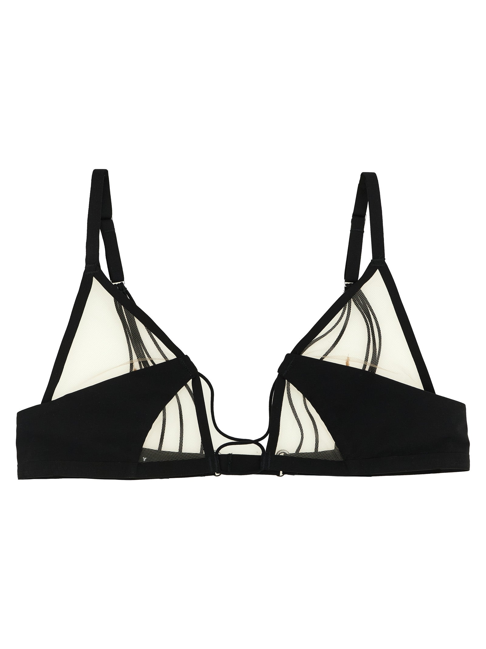 Rick Owens Black Nylon Bra Rick Owens