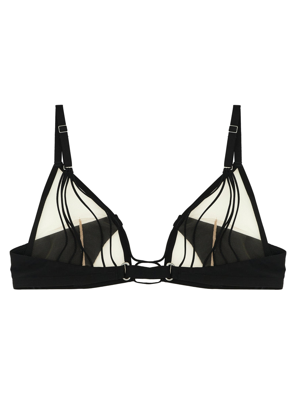 Rick Owens Black Nylon Bra Rick Owens