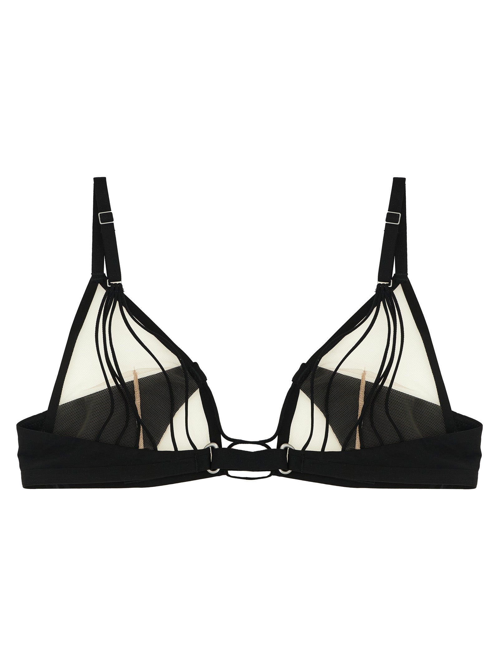 Rick Owens Black Nylon Bra Rick Owens