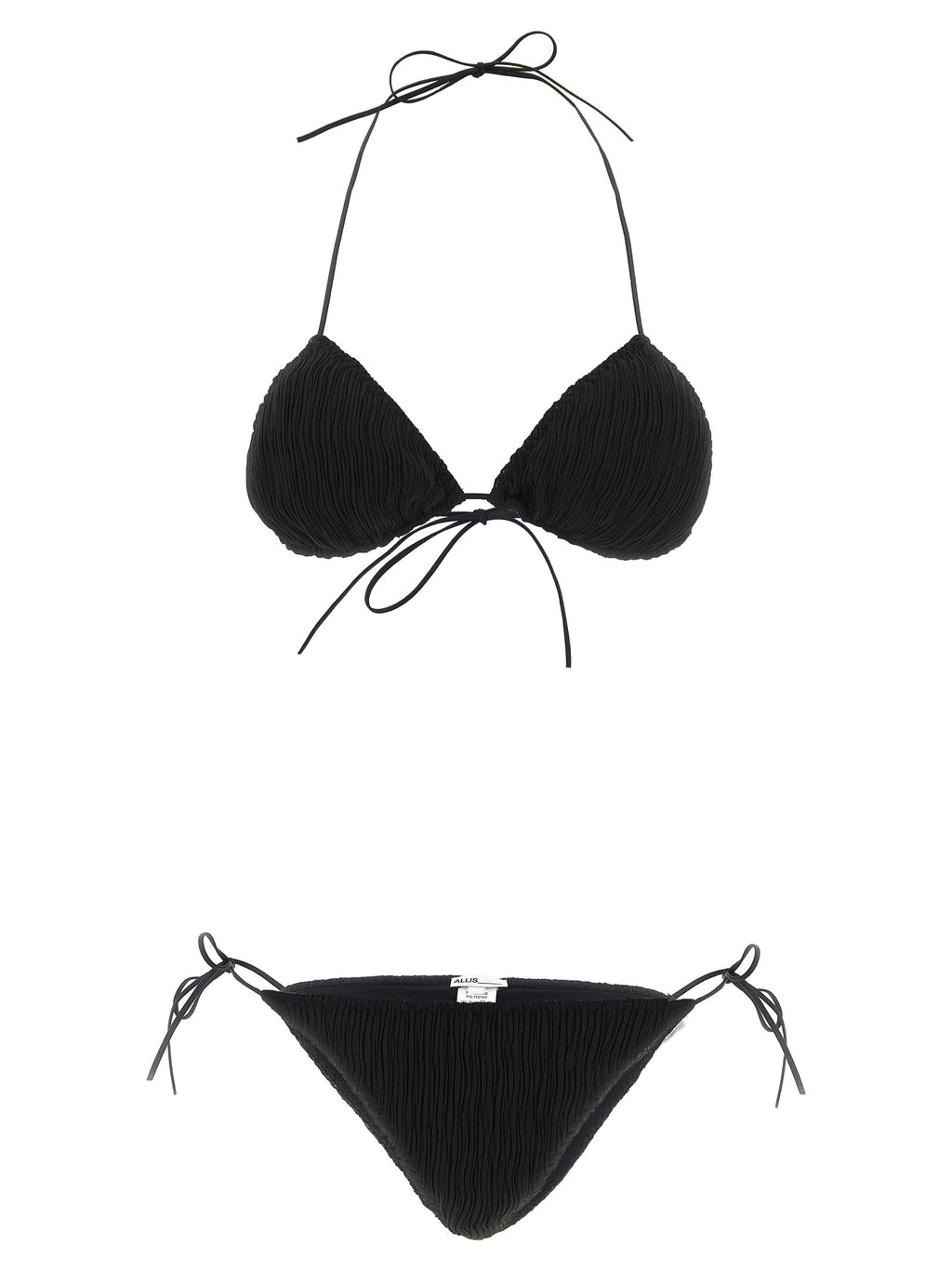 ALLIS Black Polyester Bikini ALLIS