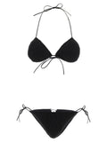 ALLIS Black Polyester Bikini ALLIS