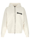 Balenciaga White Cotton Sweatshirt Balenciaga