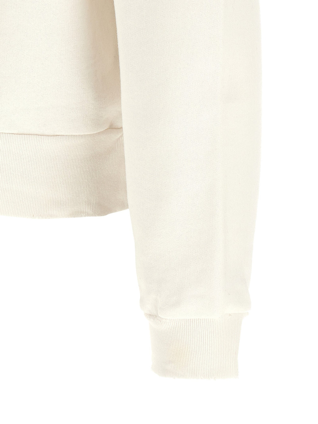 Balenciaga White Cotton Sweatshirt Balenciaga