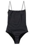 ALLIS Black Polyester One-Piece Swimsuit ALLIS