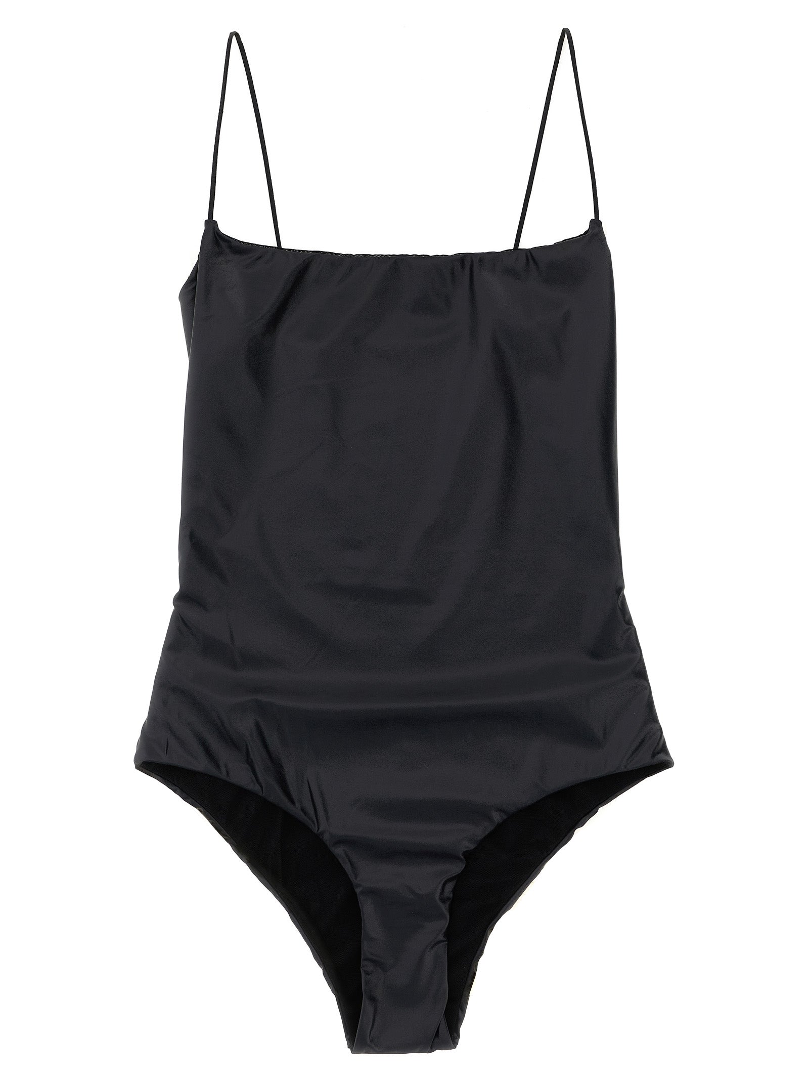 ALLIS Black Polyester One-Piece Swimsuit ALLIS