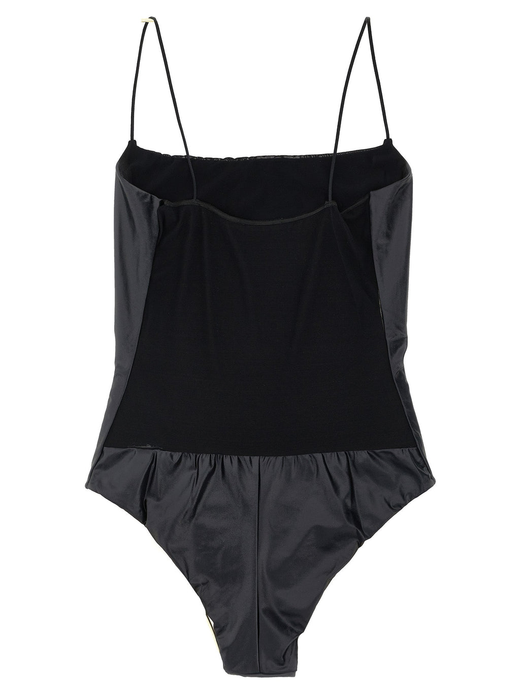 ALLIS Black Polyester One-Piece Swimsuit ALLIS