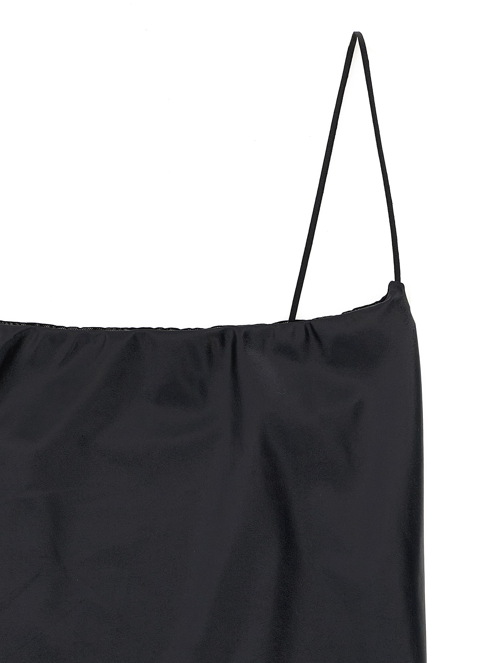ALLIS Black Polyester One-Piece Swimsuit ALLIS