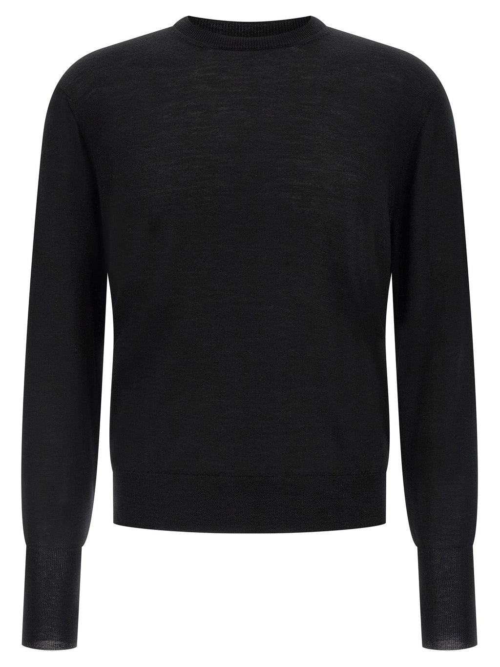 MA'RY'YA Black Virgin Wool Cardigan MA'RY'YA