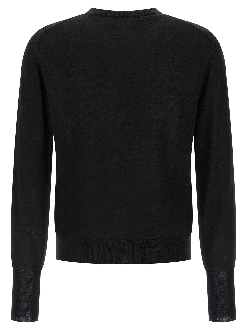 MA'RY'YA Black Virgin Wool Cardigan MA'RY'YA