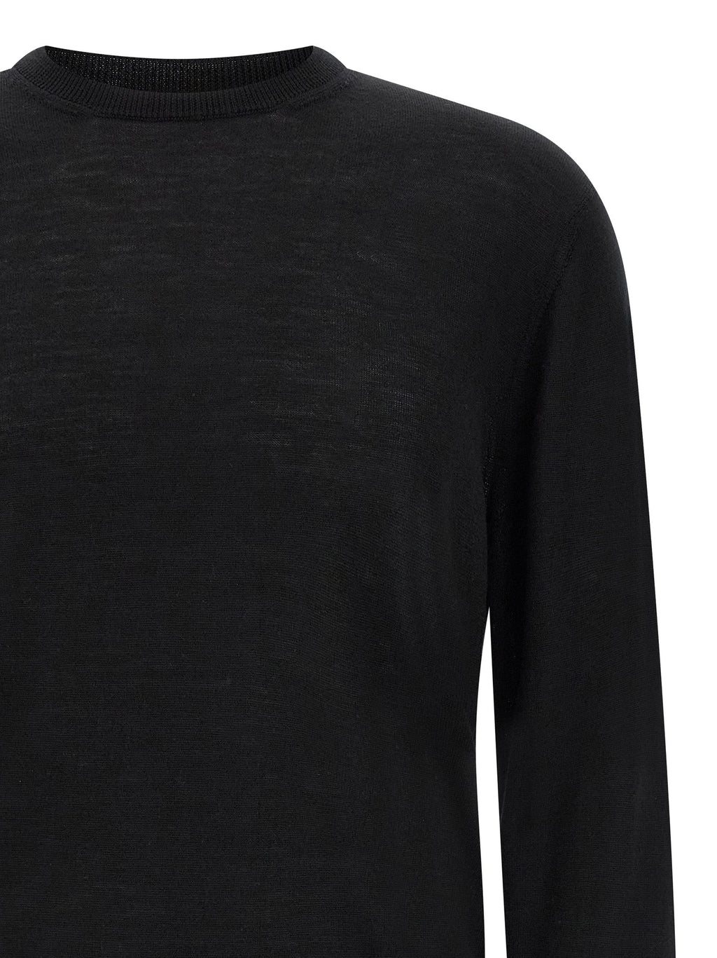 MA'RY'YA Black Virgin Wool Cardigan MA'RY'YA
