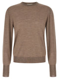 MA'RY'YA Gray Virgin Wool Cardigan MA'RY'YA