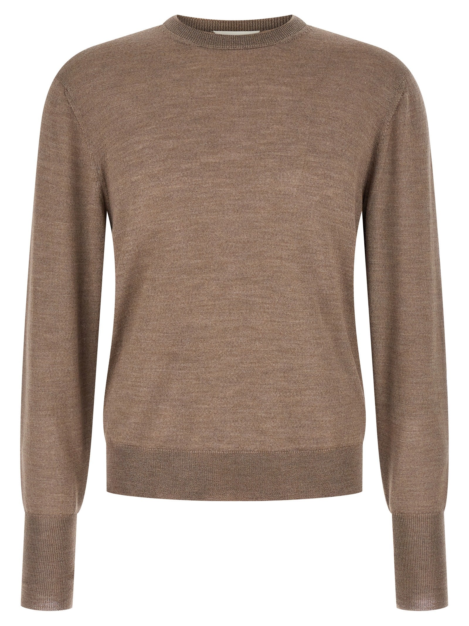 MA'RY'YA Gray Virgin Wool Cardigan MA'RY'YA