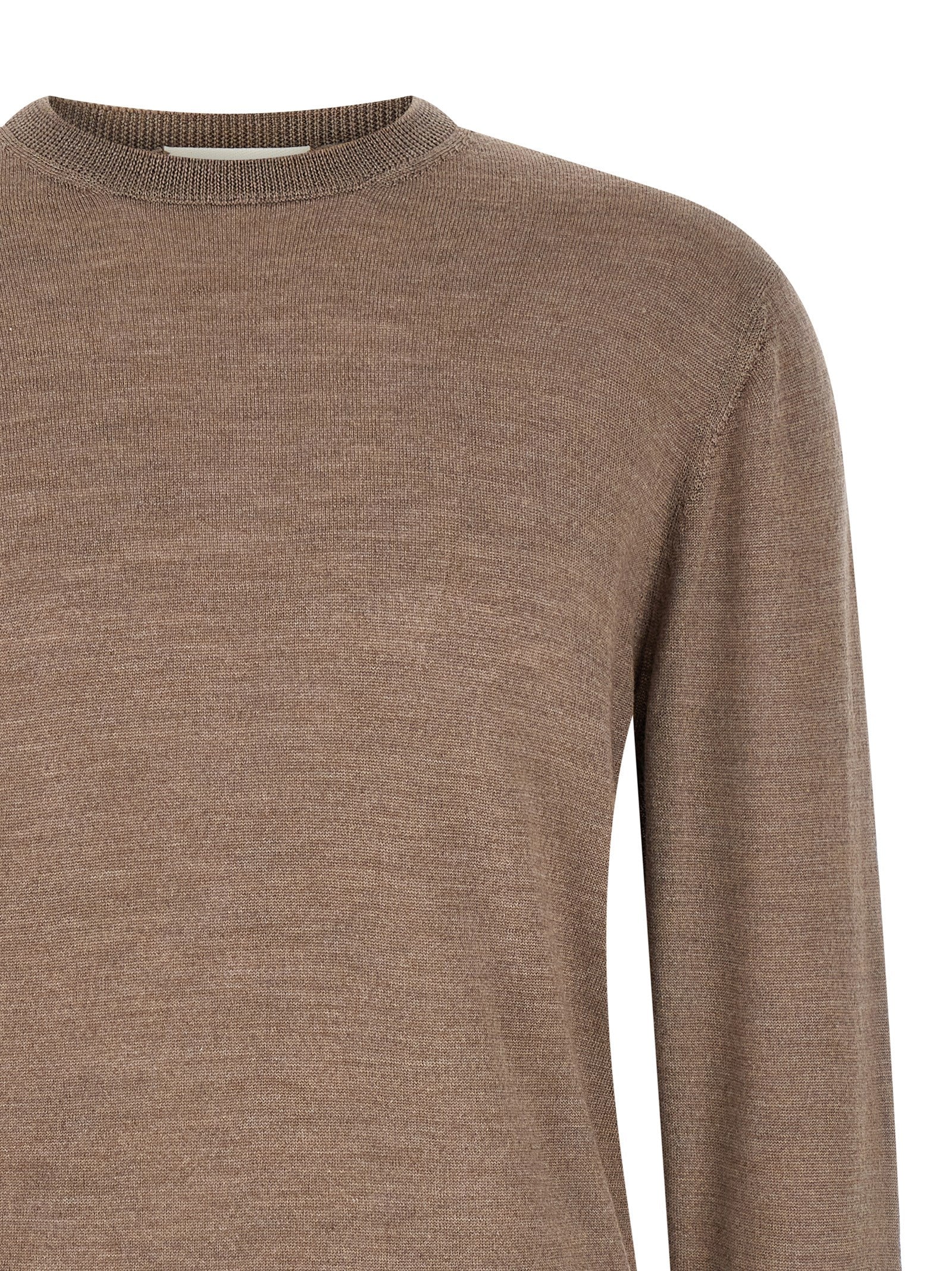 MA'RY'YA Gray Virgin Wool Cardigan MA'RY'YA