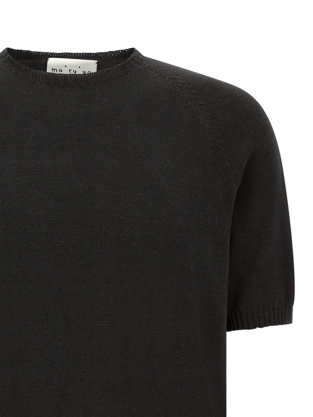MA'RY'YA Black Cotton Cardigan MA'RY'YA