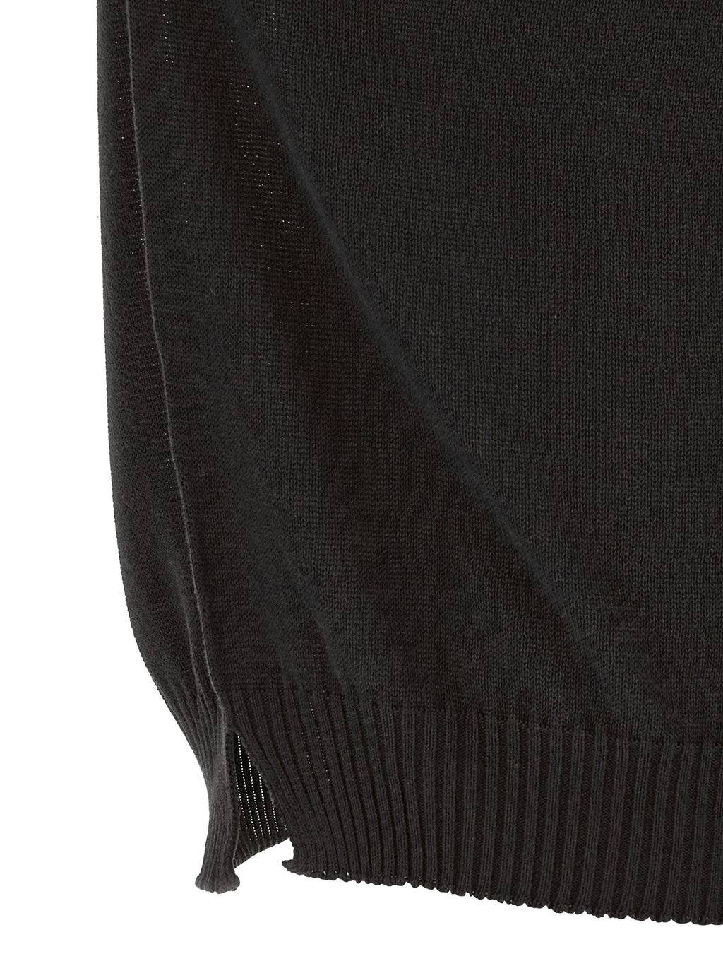 MA'RY'YA Black Cotton Cardigan MA'RY'YA