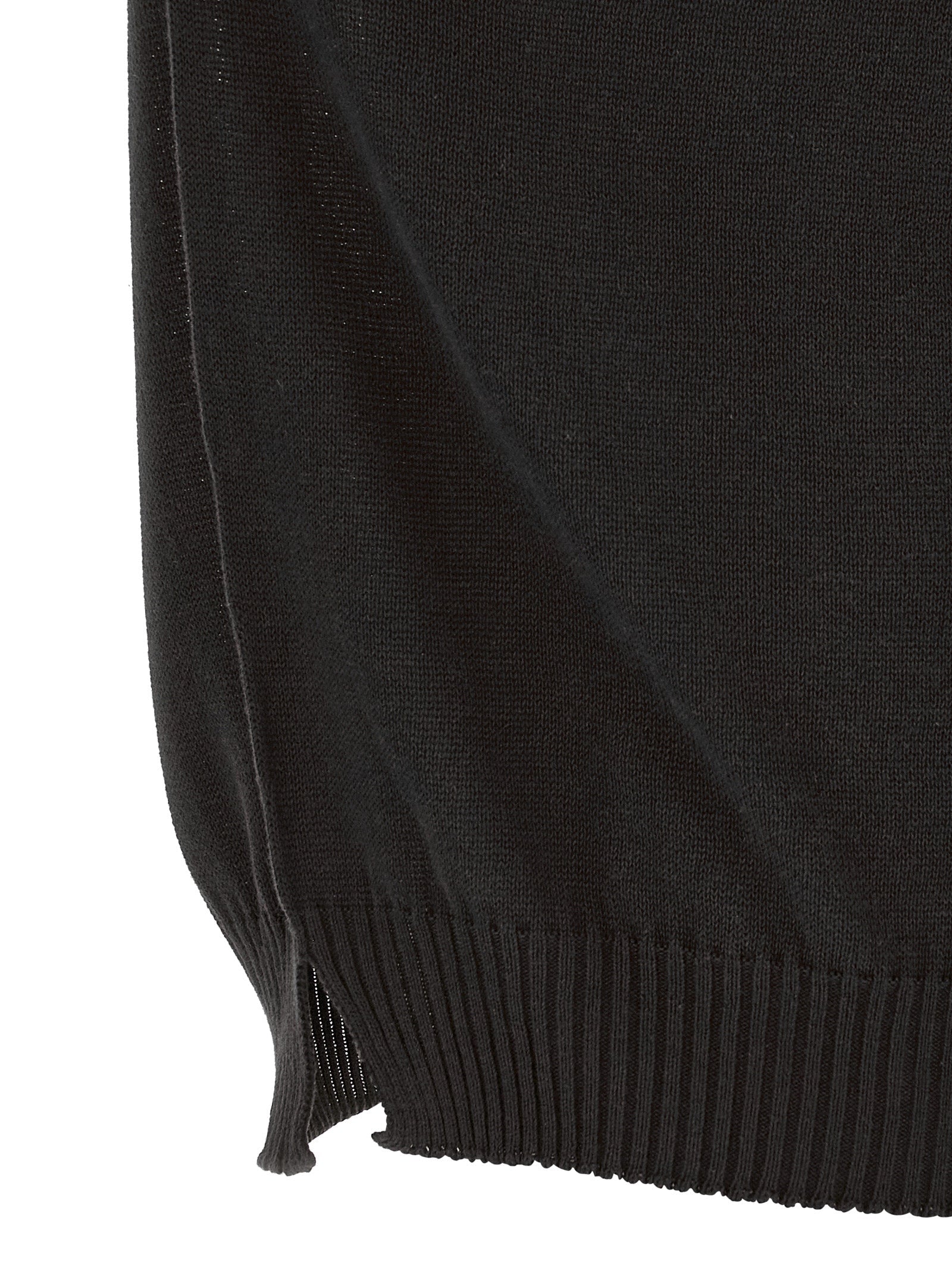MA'RY'YA Black Cotton Cardigan MA'RY'YA