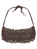 ALLIS Brown Polyester Bikini ALLIS