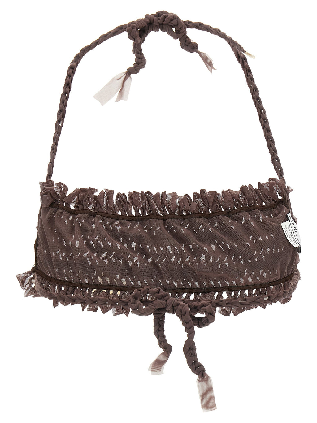 ALLIS Brown Polyester Bikini ALLIS
