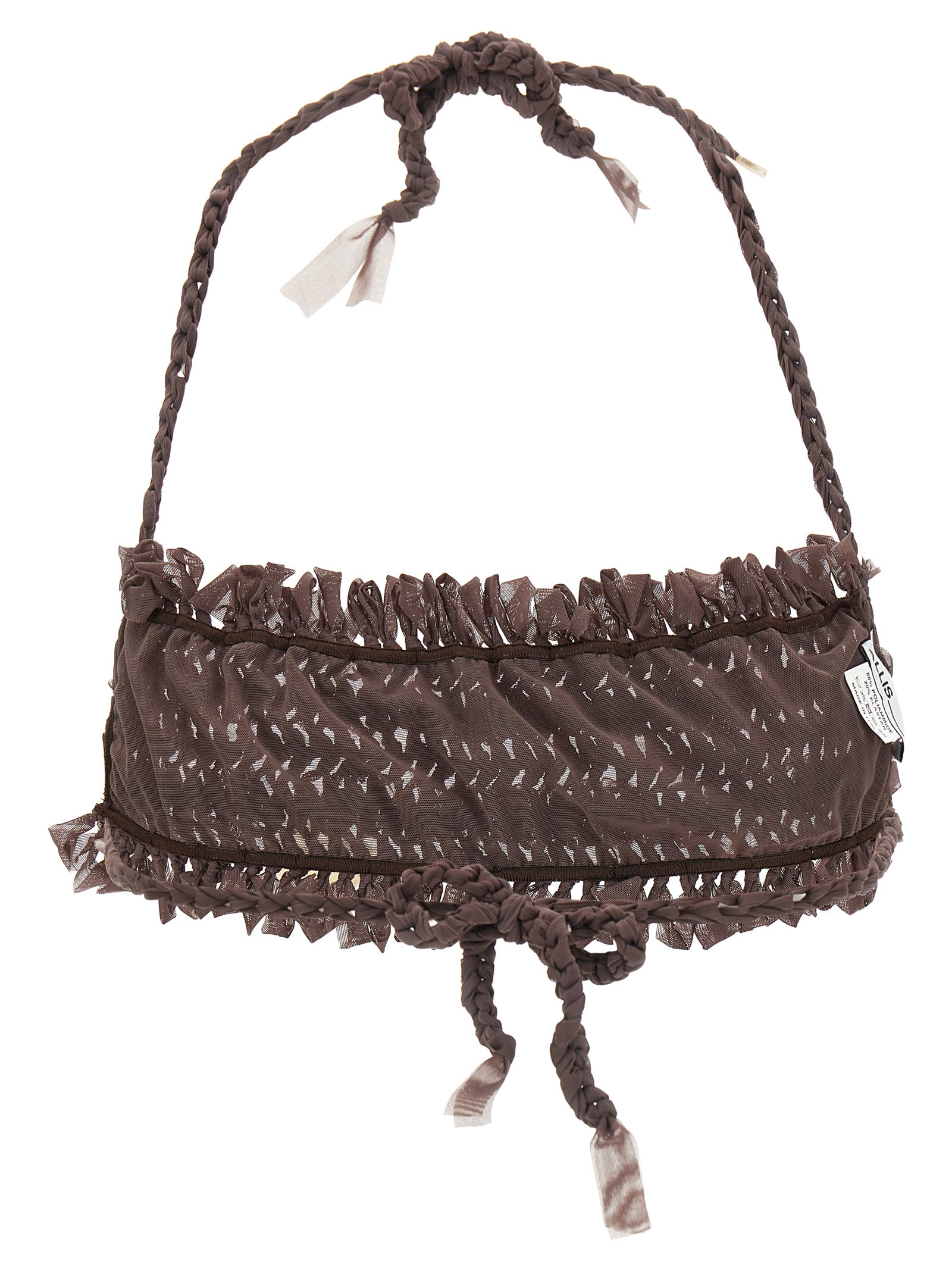 ALLIS Brown Polyester Bikini ALLIS