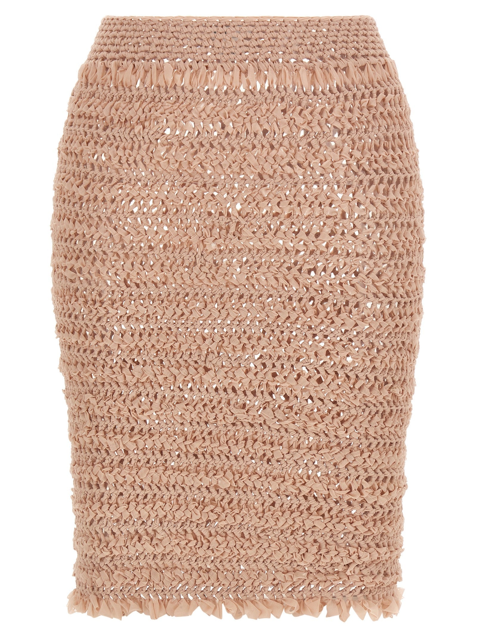 ALLIS Multicolor Polyester Midi Skirt ALLIS