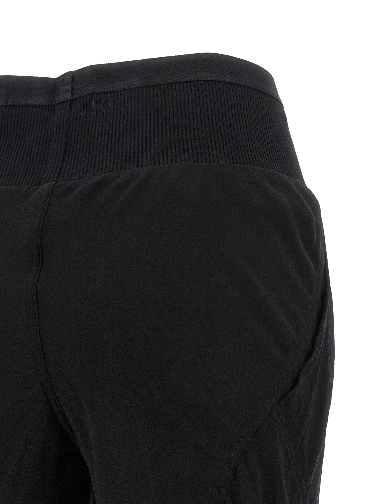 Rick Owens Black Silk Flared Pants Rick Owens