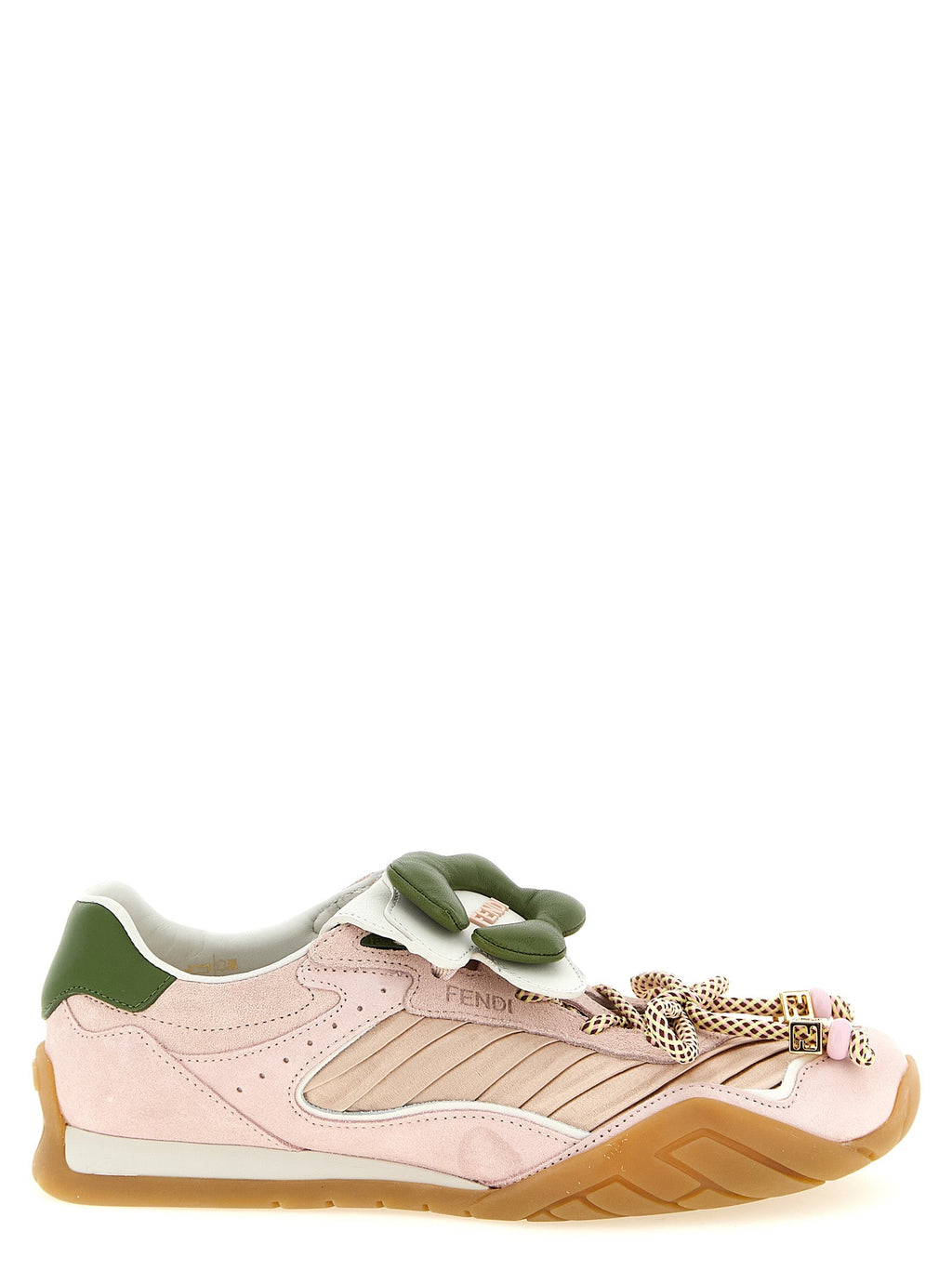 Fendi Multicolor Calfskin Athletic Sneakers Fendi