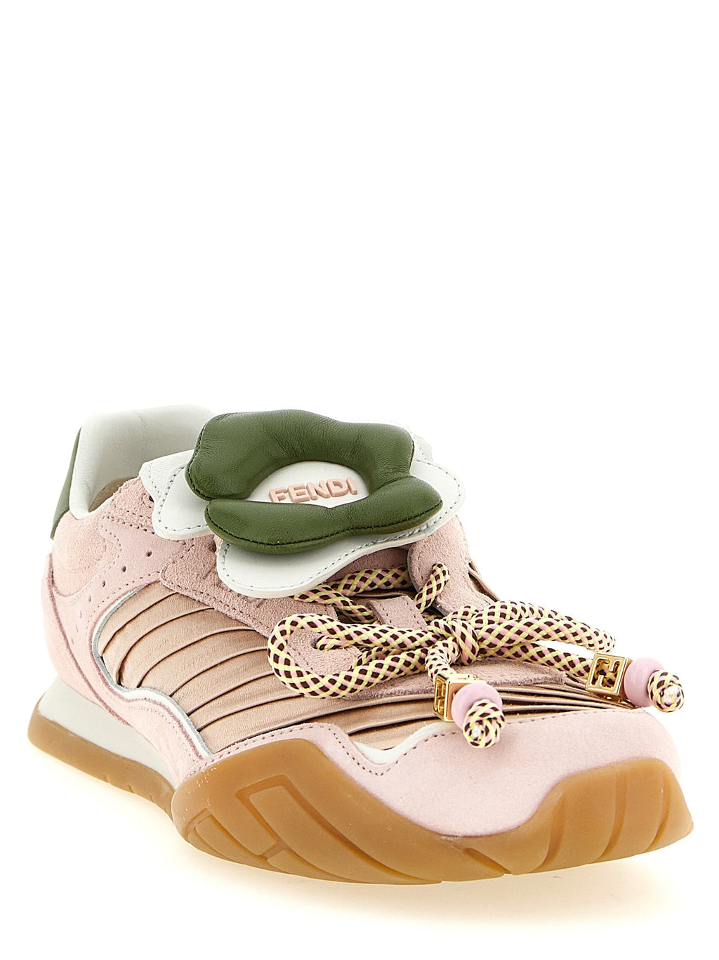 Fendi Multicolor Calfskin Athletic Sneakers Fendi