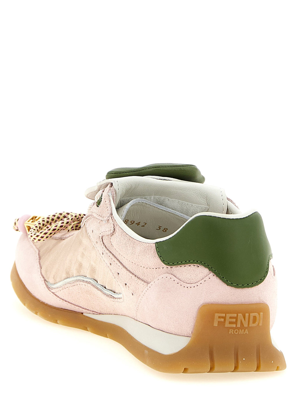 Fendi Multicolor Calfskin Athletic Sneakers Fendi