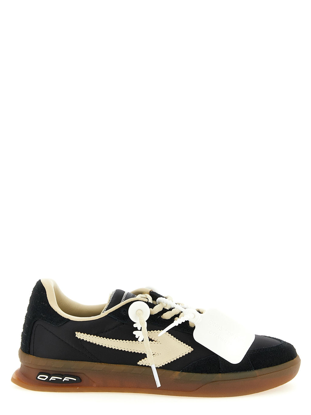 Off-White Black Nylon Athletic Sneakers Off-White