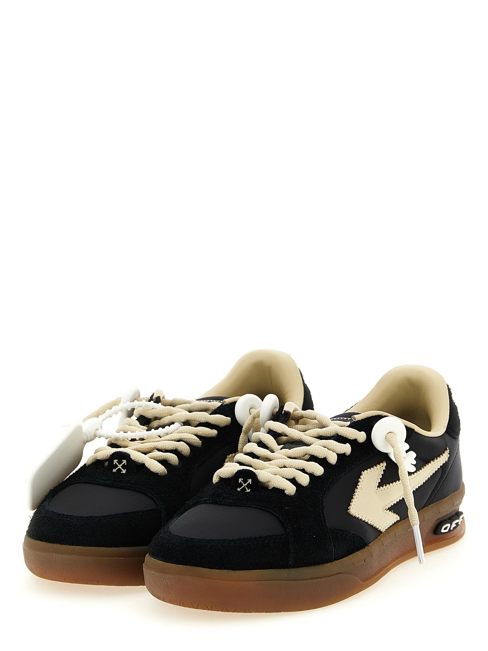 Off-White Black Nylon Athletic Sneakers Off-White