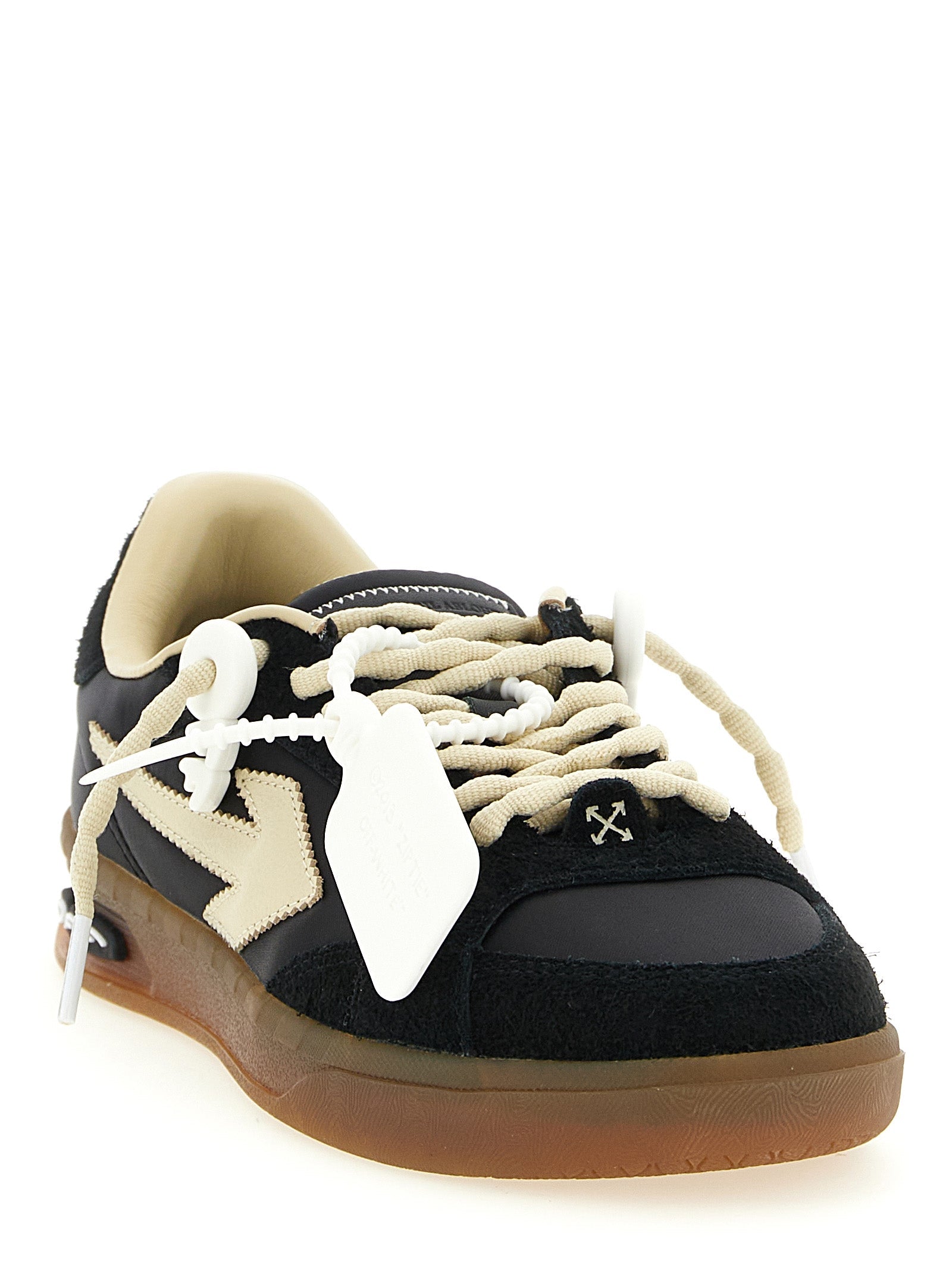 Off-White Black Nylon Athletic Sneakers Off-White