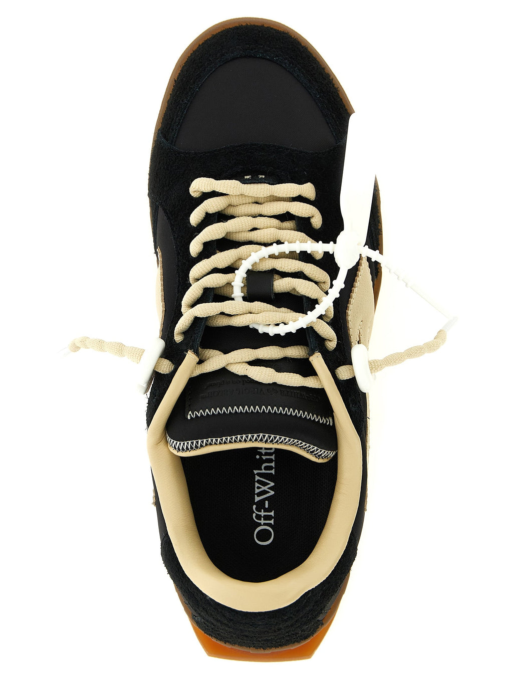 Off-White Black Nylon Athletic Sneakers Off-White