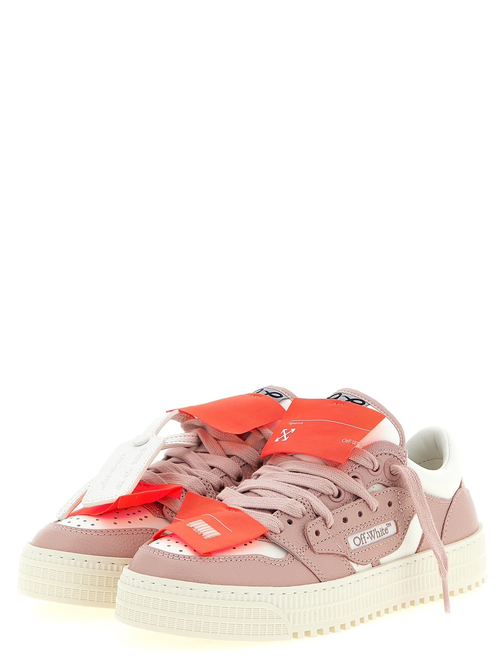 Off-White Multicolor Leather Low Top Sneakers Off-White