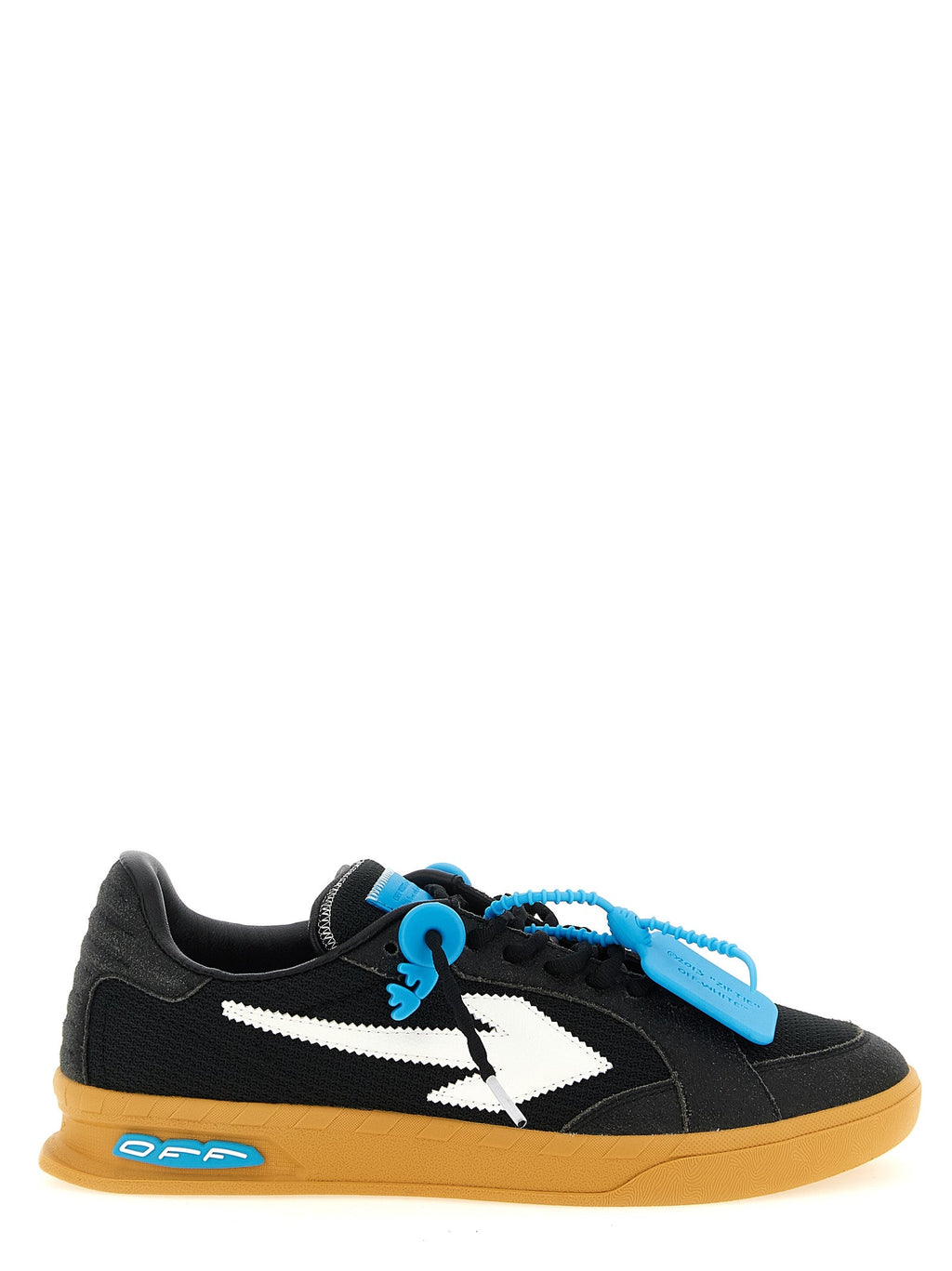 Off-White Black Polyester Athletic Sneakers Off-White