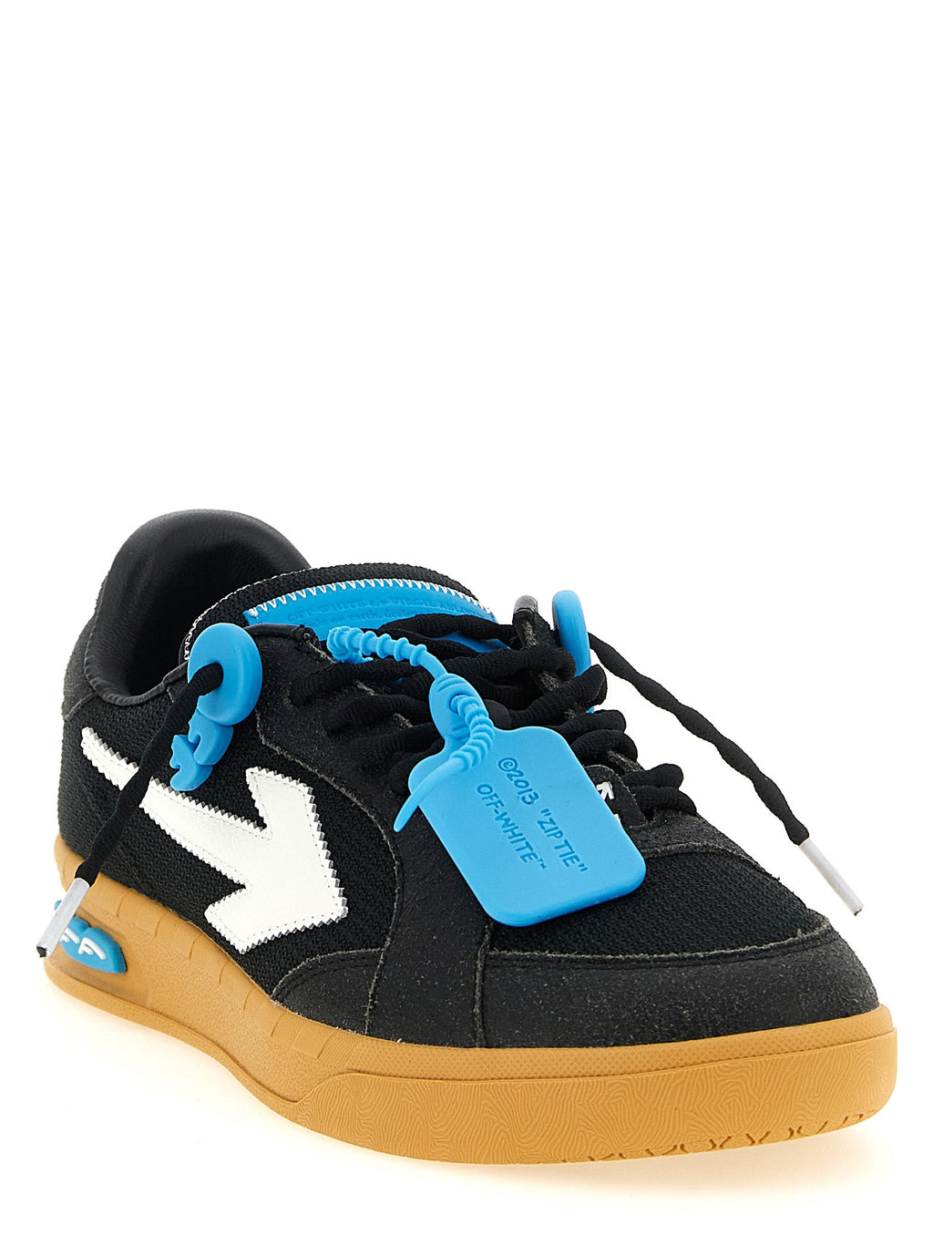 Off-White Black Polyester Athletic Sneakers Off-White