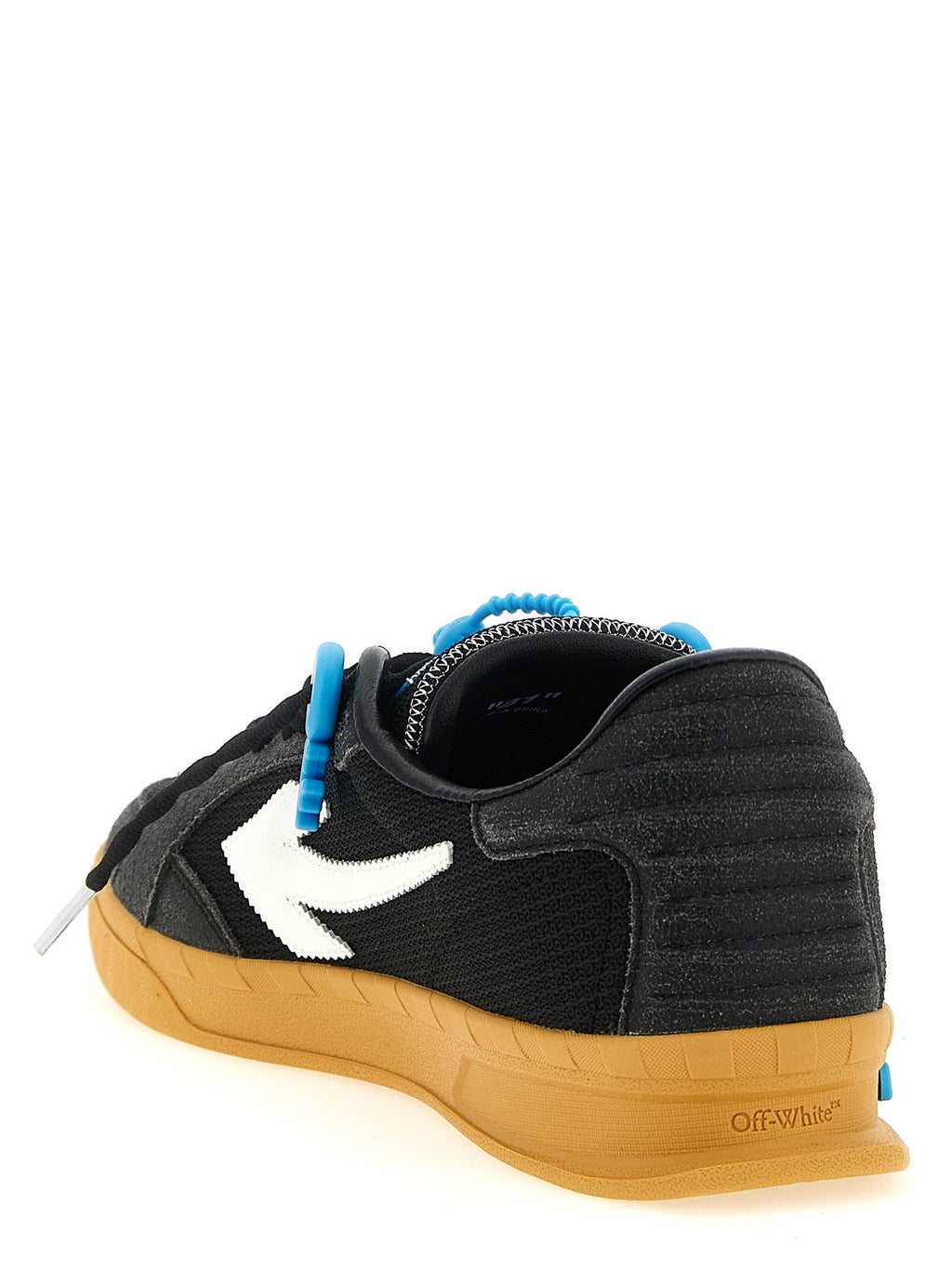 Off-White Black Polyester Athletic Sneakers Off-White