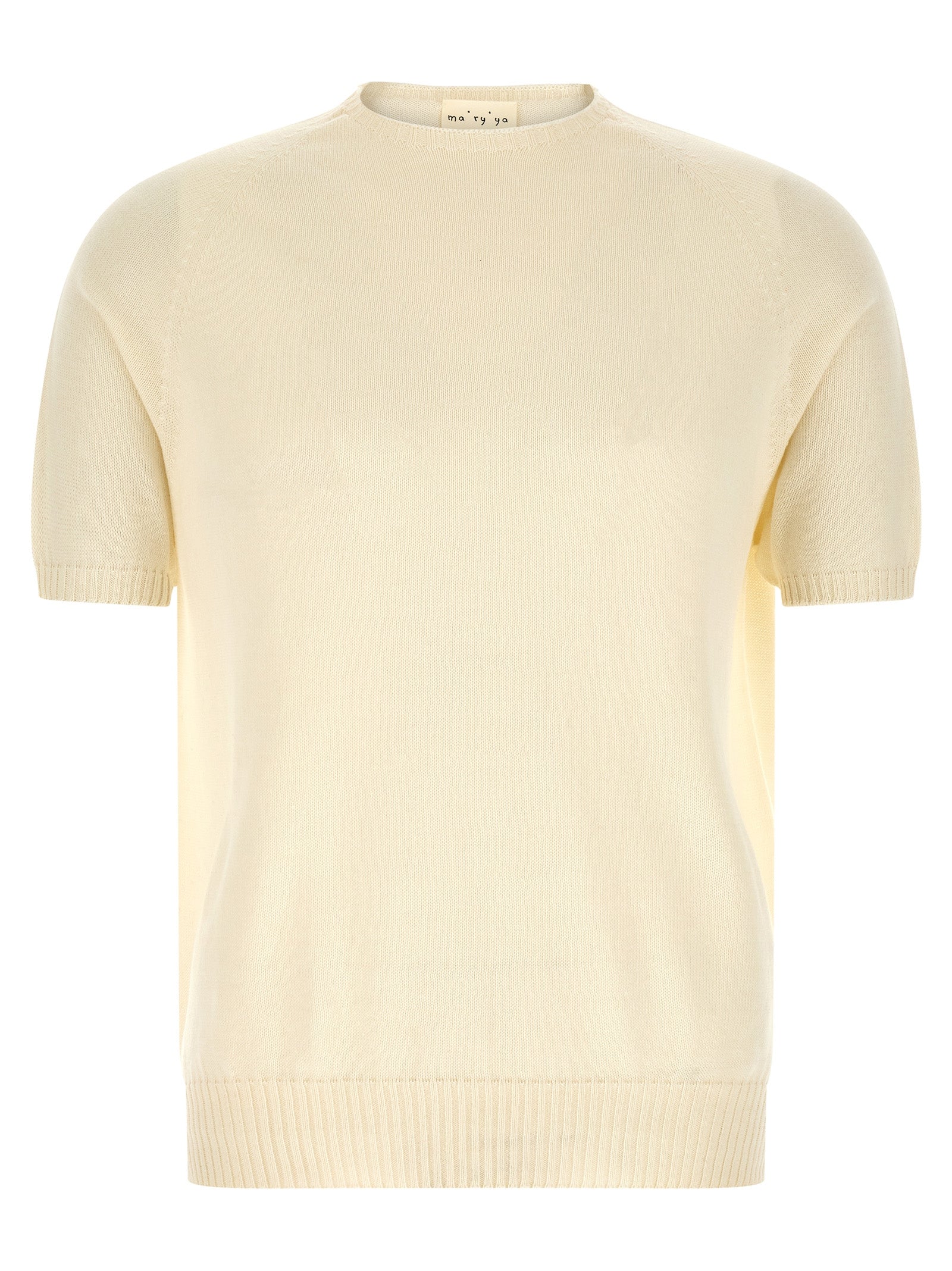 MA'RY'YA White Cotton Cardigan MA'RY'YA