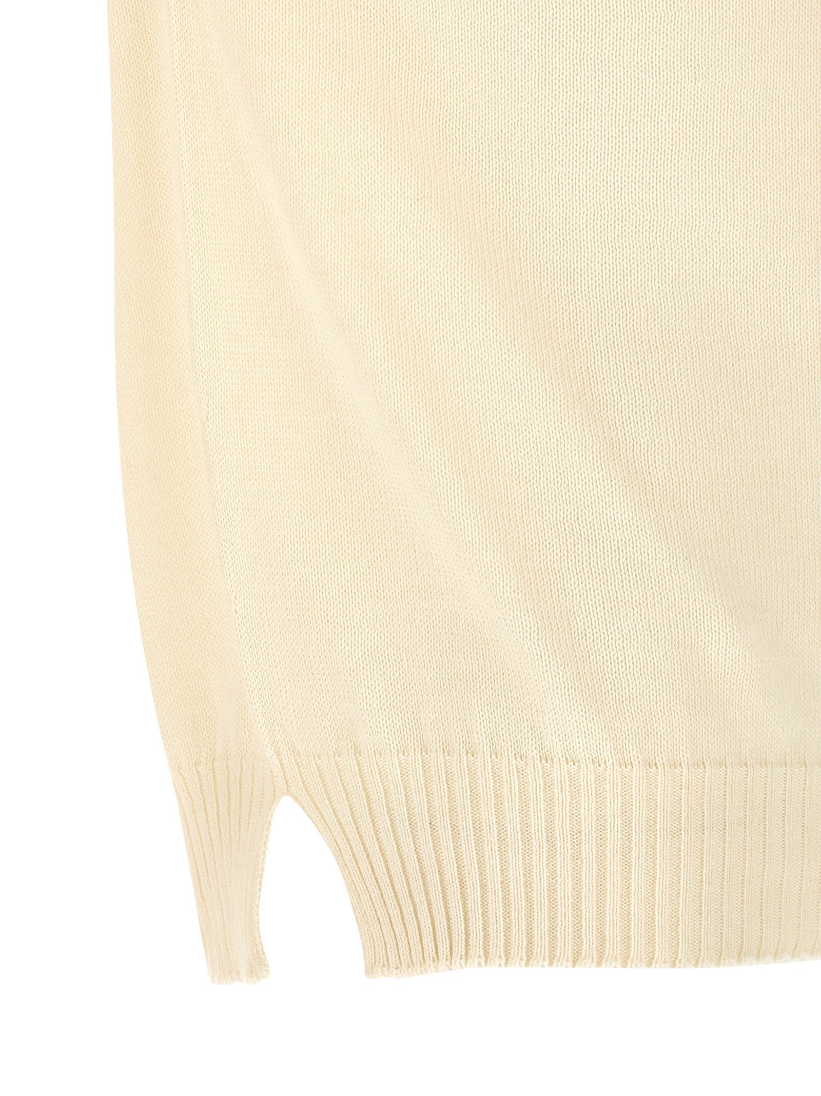MA'RY'YA White Cotton Cardigan MA'RY'YA