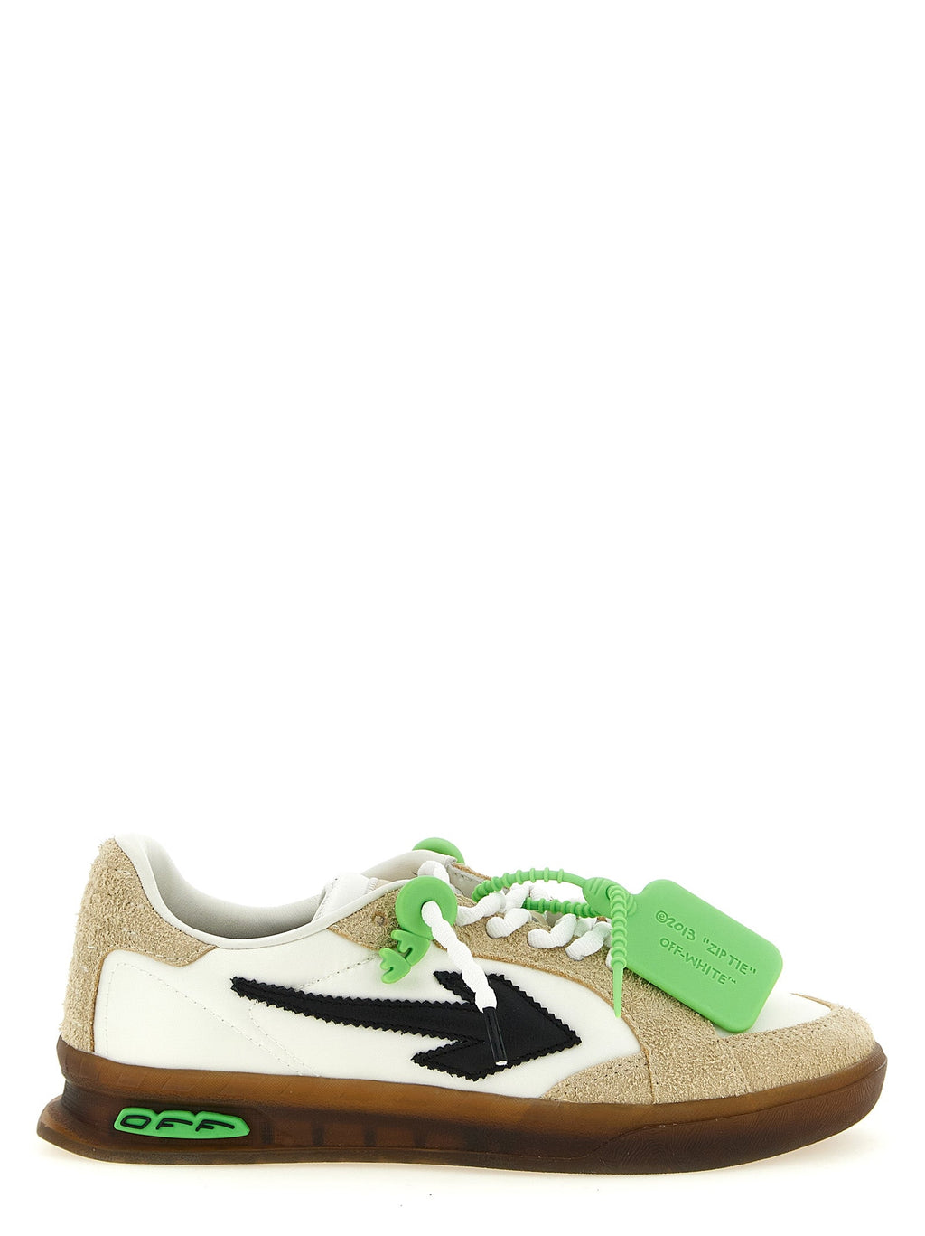 Off-White Multicolor Nylon Athletic Sneakers Off-White