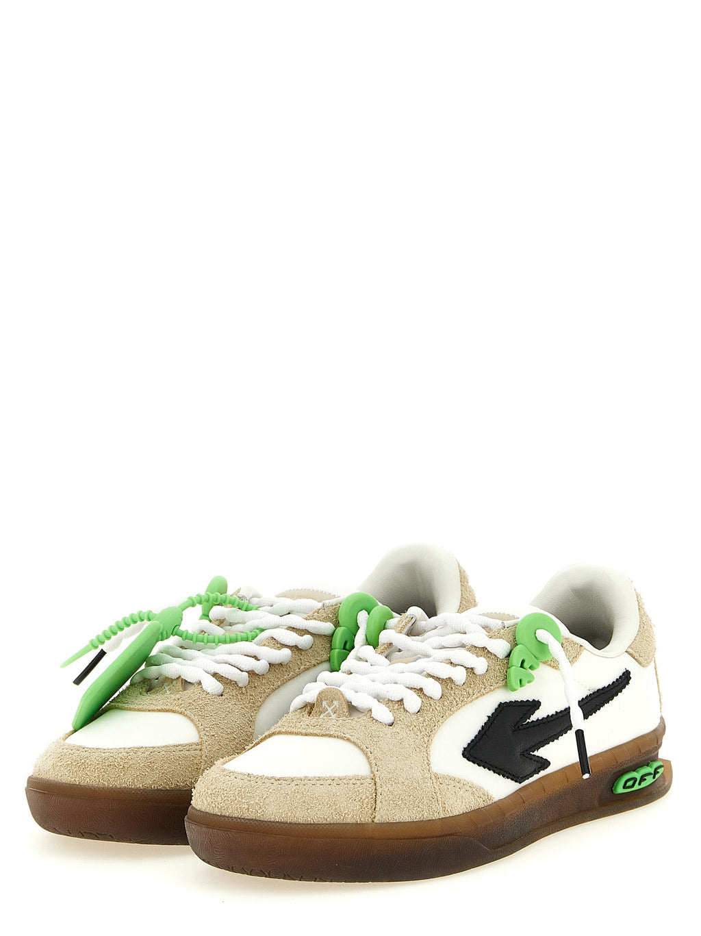 Off-White Multicolor Nylon Athletic Sneakers Off-White